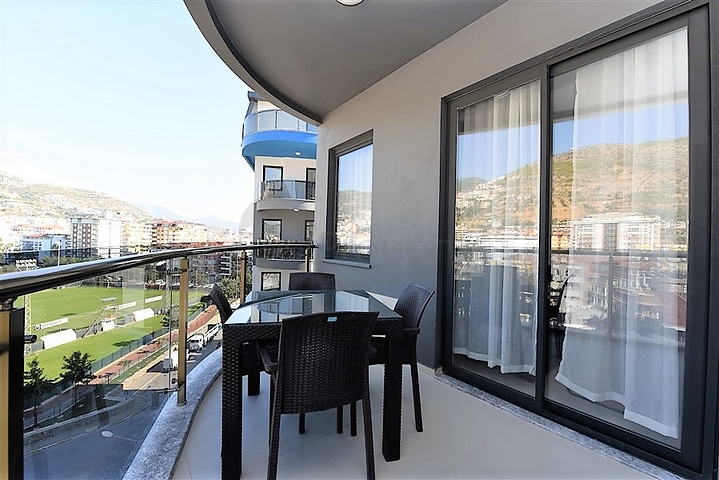 Furnished 1+1 apartment in the center of Alanya 