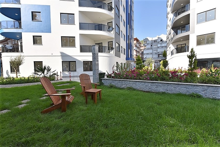 Furnished 1+1 apartment in the center of Alanya 