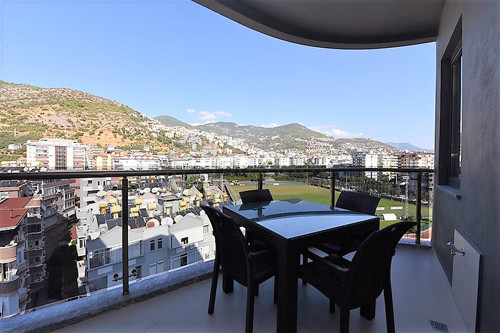 Furnished 1+1 apartment in the center of Alanya 