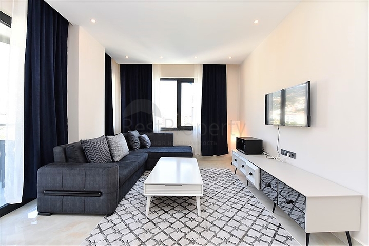 Furnished 1+1 apartment in the center of Alanya 