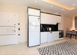 Furnished 1+1 apartment in the center of Alanya 