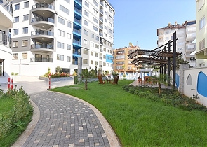 Furnished 1+1 apartment in the center of Alanya 