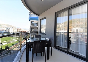 Furnished 1+1 apartment in the center of Alanya 