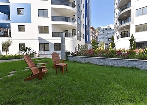 Furnished 1+1 apartment in the center of Alanya 