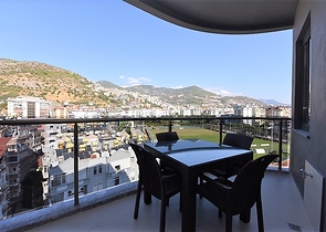 Furnished 1+1 apartment in the center of Alanya 