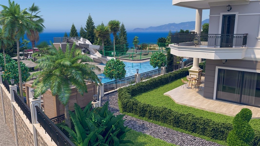 Investment Opportunity - sea View - Under Construction Project in Kargicak / Alanya   