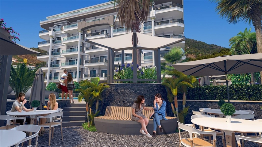 Investment Opportunity - sea View - Under Construction Project in Kargicak / Alanya   