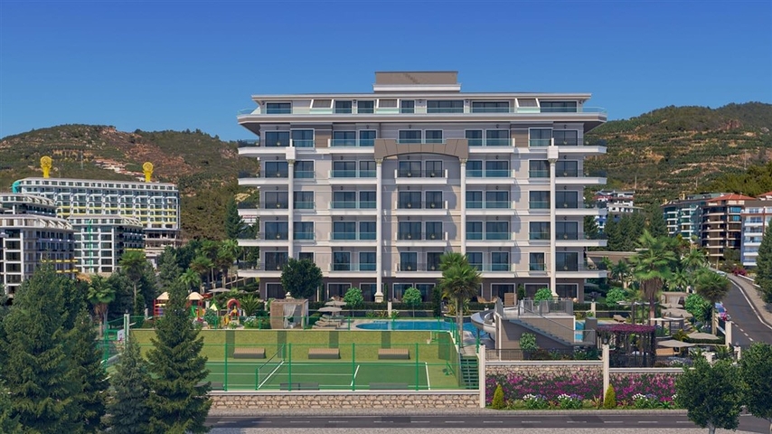 Investment Opportunity - sea View - Under Construction Project in Kargicak / Alanya   