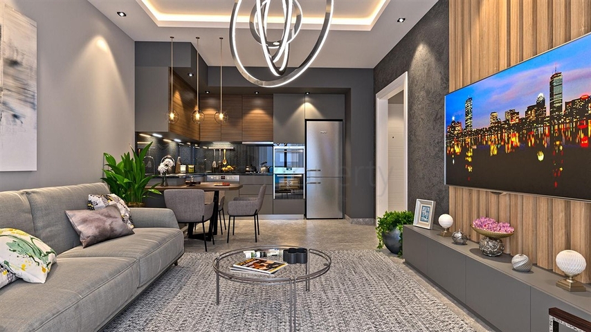 Investment Opportunity - sea View - Under Construction Project in Kargicak / Alanya   