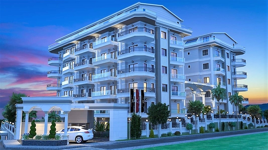 Investment Opportunity - sea View - Under Construction Project in Kargicak / Alanya   