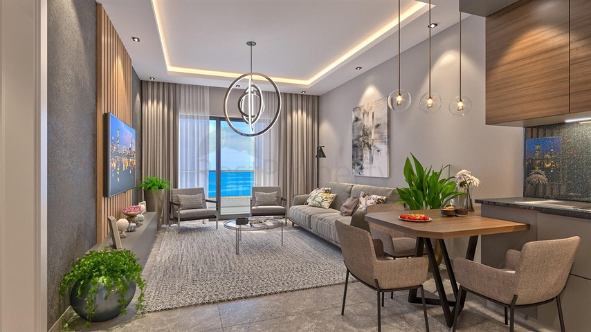 Investment Opportunity - sea View - Under Construction Project in Kargicak / Alanya   