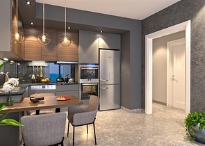 Investment Opportunity - sea View - Under Construction Project in Kargicak / Alanya   