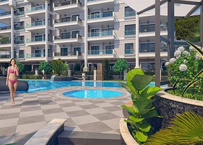 Investment Opportunity - sea View - Under Construction Project in Kargicak / Alanya   