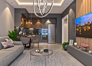 Investment Opportunity - sea View - Under Construction Project in Kargicak / Alanya   