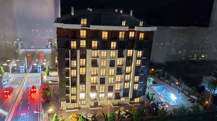 Apartments 1 + 1, 2 + 1, 3 + 1 in a comfortable house in Antalya