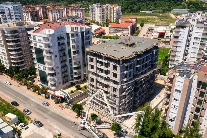 Apartments 1 + 1, 2 + 1, 3 + 1 in a comfortable house in Antalya