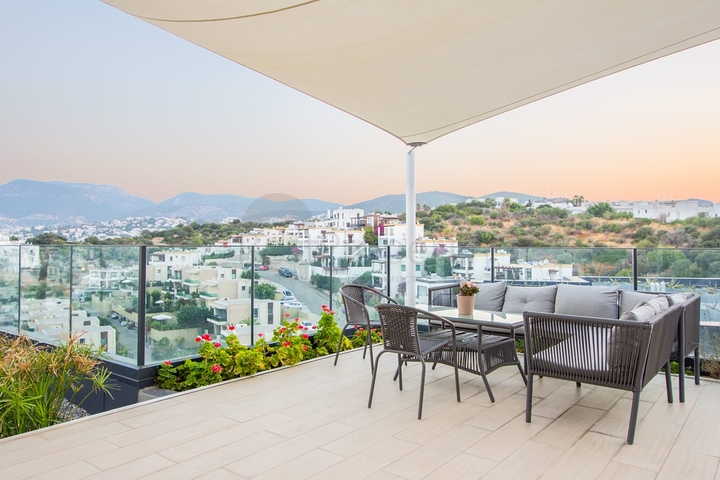 Affordable apartments in the center of Bodrum with Sea and city views!