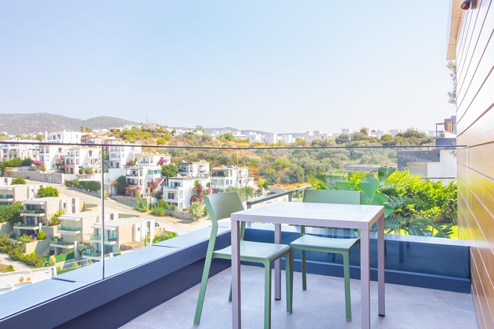 Affordable apartments in the center of Bodrum with Sea and city views!
