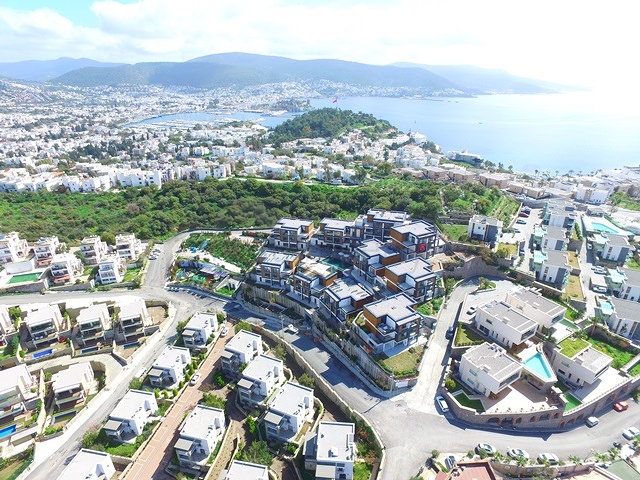 Affordable apartments in the center of Bodrum with Sea and city views!
