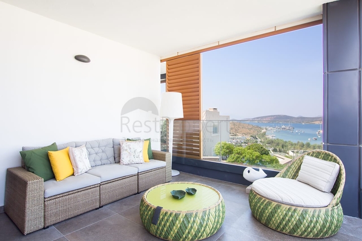 Affordable apartments in the center of Bodrum with Sea and city views!