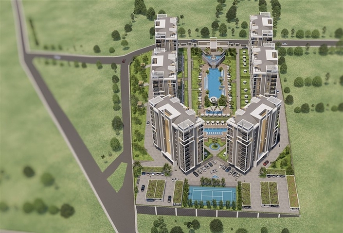 Apartments in the new Avsallara residential complex