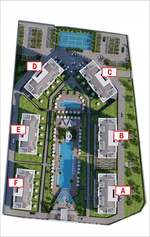 Apartments in the new Avsallara residential complex