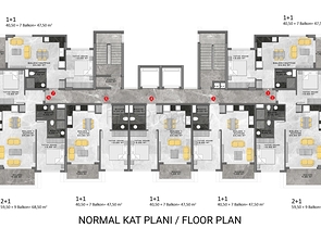 Apartments in the new Avsallara residential complex