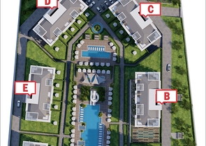 Apartments in the new Avsallara residential complex