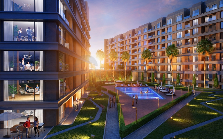 Family concept residential complex, near the metro station