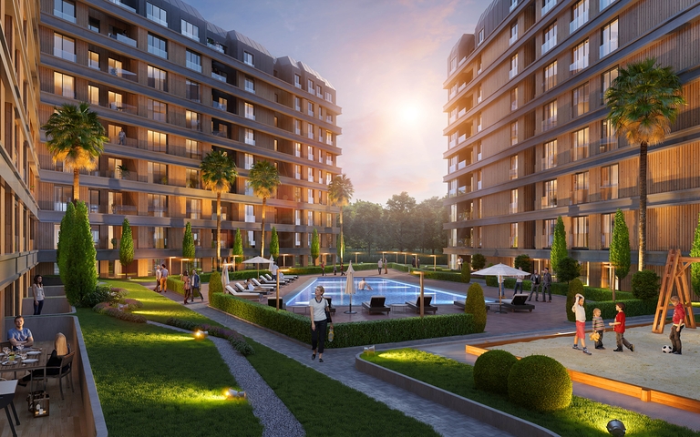 Family concept residential complex, near the metro station