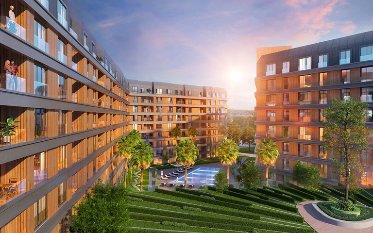 Family concept residential complex, near the metro station