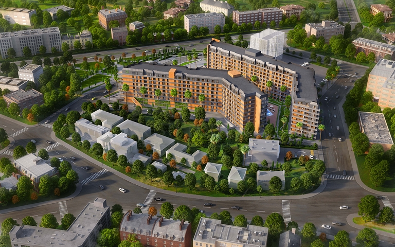 Family concept residential complex, near the metro station