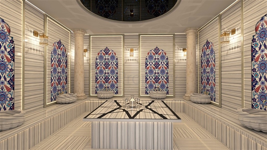 A new complex under construction in the European district of Oba