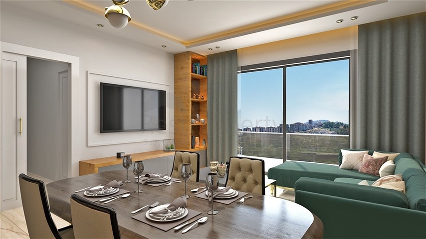 A new complex under construction in the European district of Oba