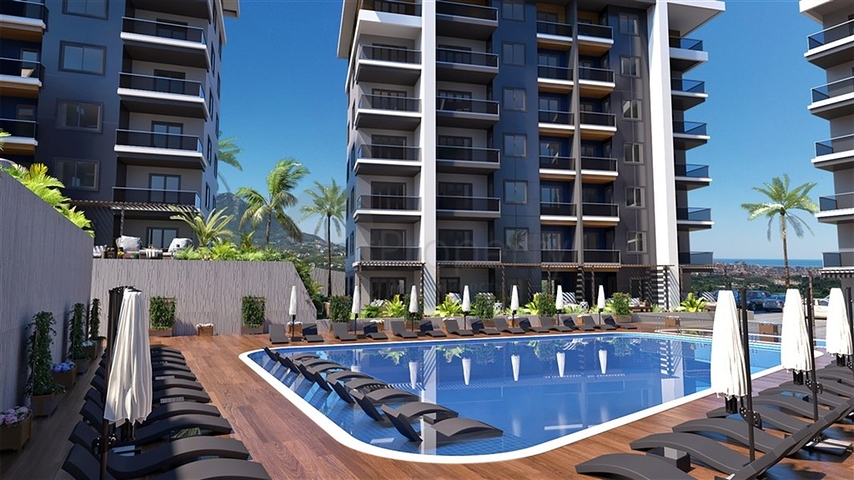 A new complex under construction in the European district of Oba