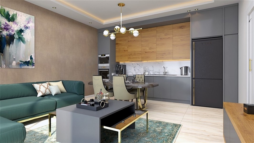 A new complex under construction in the European district of Oba