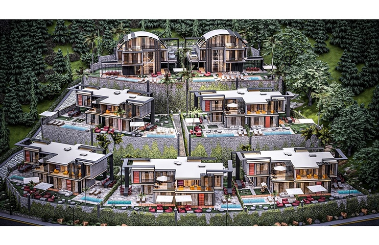 New villa project in Kargicak area 