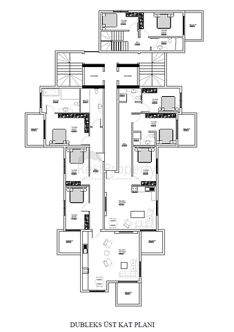 A new complex under construction in the Mahmutlar area