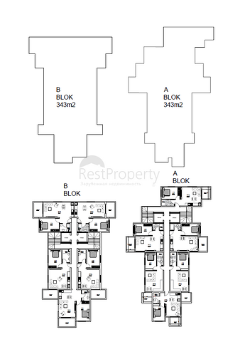 A new complex under construction in the Mahmutlar area