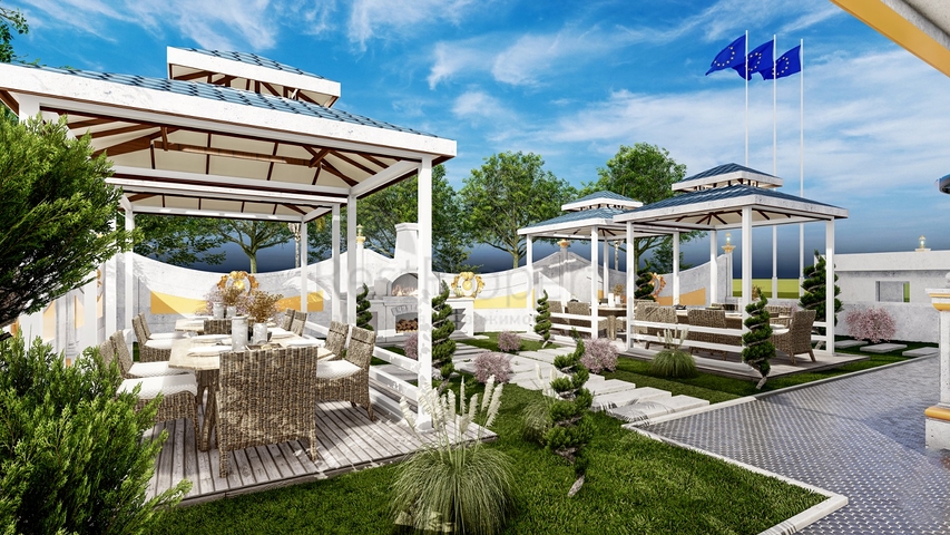 A new complex under construction in the Mahmutlar area