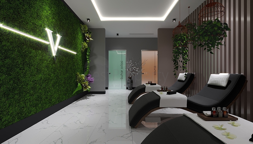 A new complex under construction in the Mahmutlar area