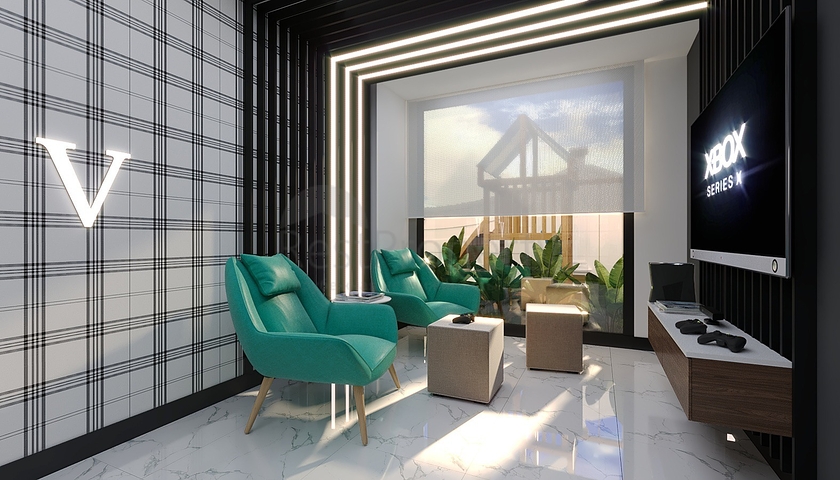 A new complex under construction in the Mahmutlar area