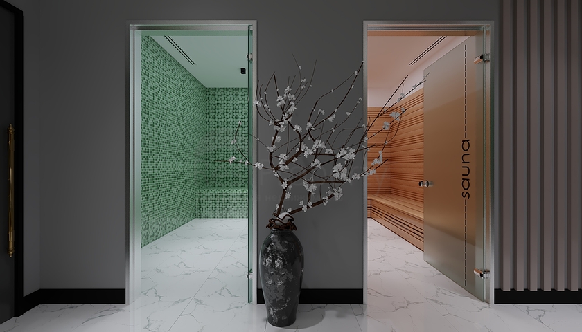 A new complex under construction in the Mahmutlar area