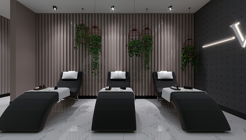 A new complex under construction in the Mahmutlar area