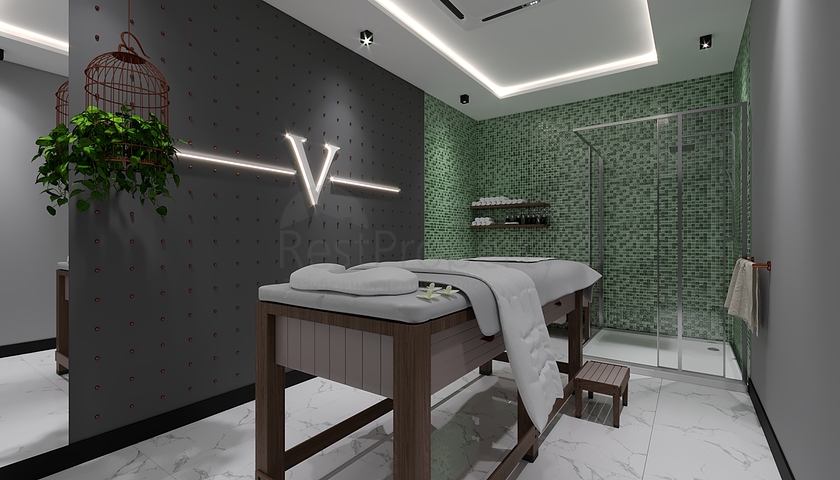 A new complex under construction in the Mahmutlar area