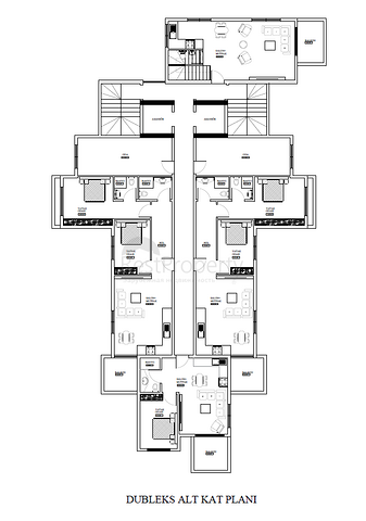 A new complex under construction in the Mahmutlar area