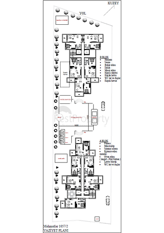 A new complex under construction in the Mahmutlar area
