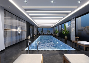 A new complex under construction in the Mahmutlar area