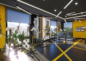 A new complex under construction in the Mahmutlar area