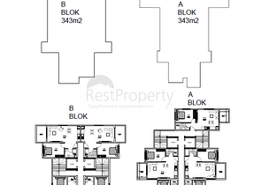 A new complex under construction in the Mahmutlar area